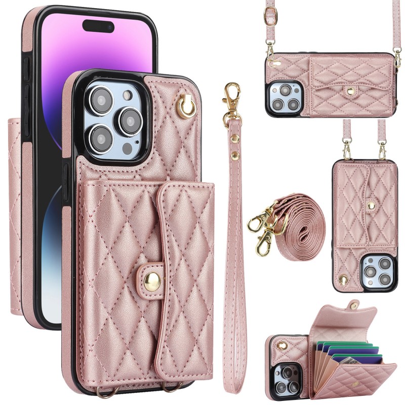 Crossbody Card Slot Phone Case Suitable for Apple